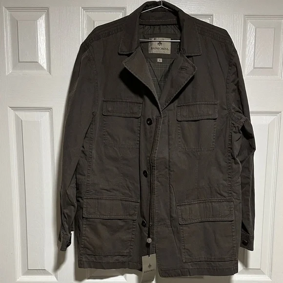 NWT - Rainforest Men's Brown Jacket - Picture 1 of 8